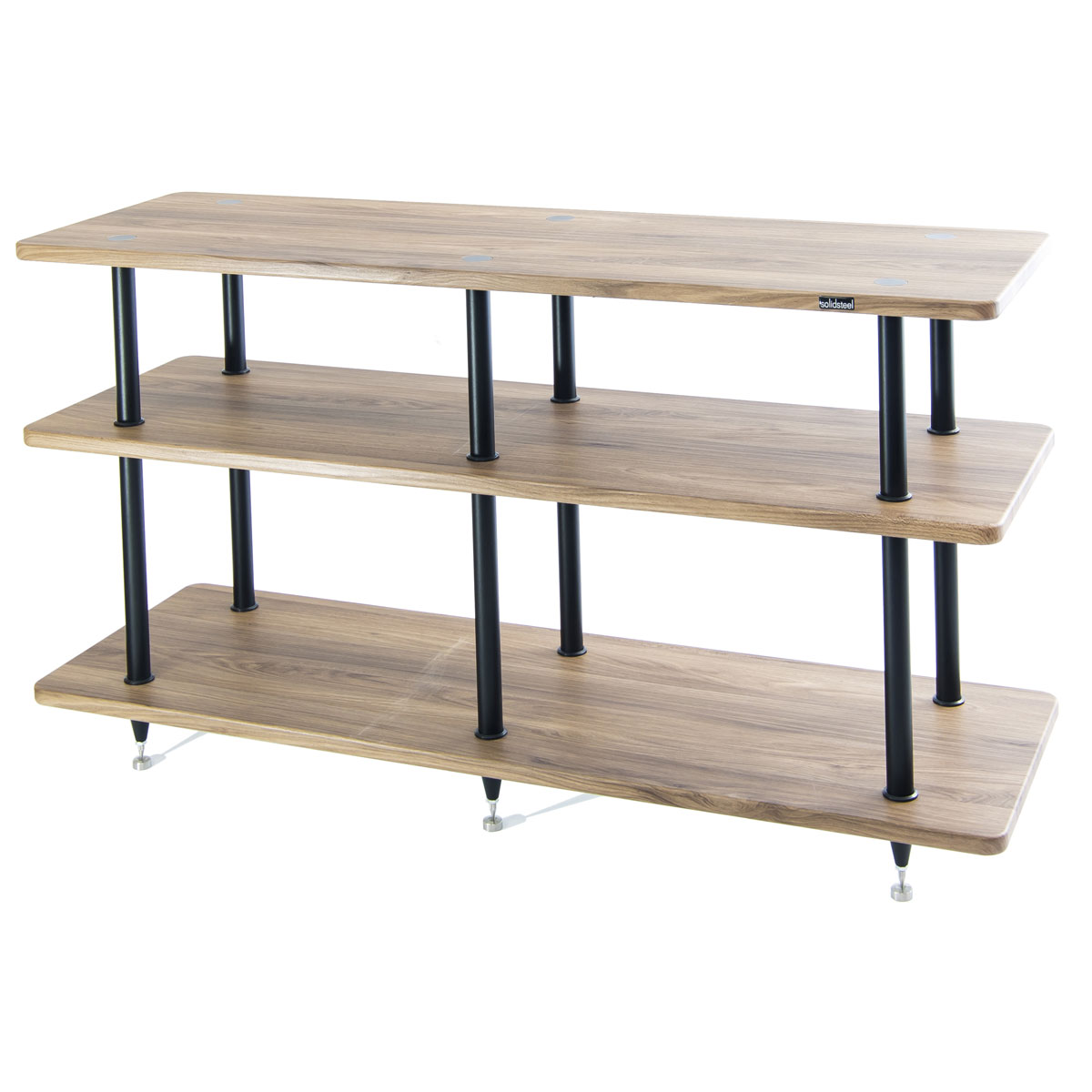 Solidsteel VL-3 Vinyl Record Storage & HiFi Rack Schwarz --- 1