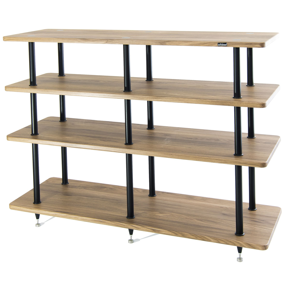Solidsteel VL-4 Vinyl Record Storage & HiFi Rack Schwarz --- 1